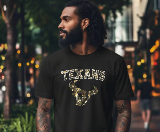 Longhorn Skull & Roses – Western DTF Transfer