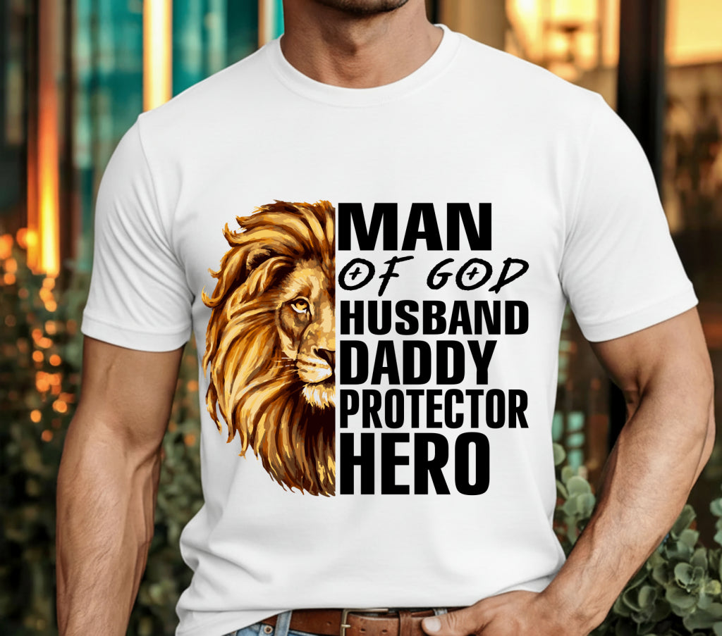 MAN OF GOD – Christian DTF Transfer