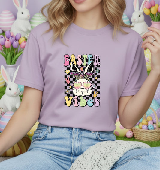 Happy Easter Bunny Lavender – DTF Transfer