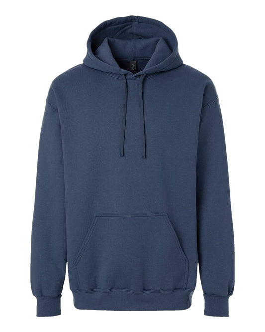 Gildan 19500 Unisex Hammer™ Maxweight Hooded Sweatshirt - Blue Dusk - Front View