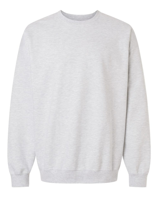 Gildan SF000 Unisex Softstyle® Midweight Crewneck Sweatshirt - Ash - Front View