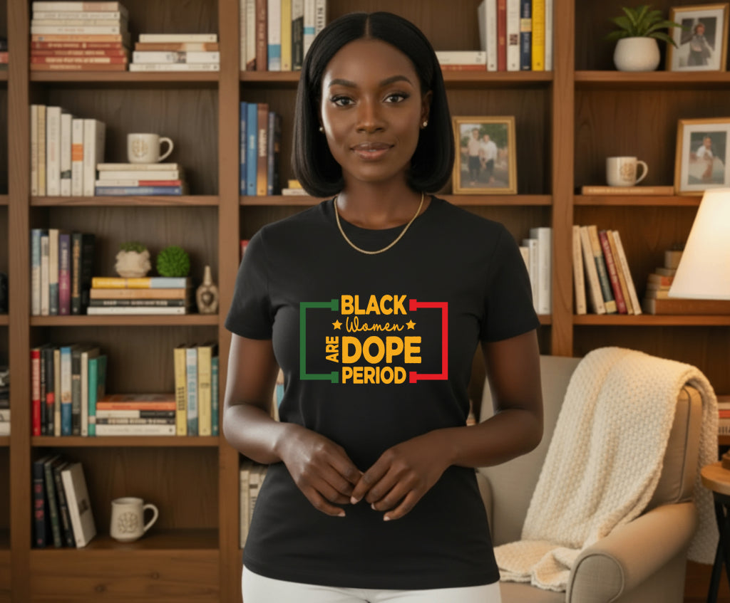 Black Heritage Afro Silhouette – Black History DTF Transfer