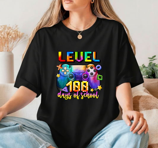 Level 100 Days Of School Unlocked – 100 Days DTF Transfer