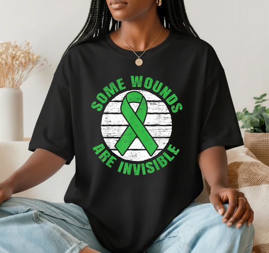 Some Wounds Are Invisible Mental Health Awareness Support – DTF Transfer