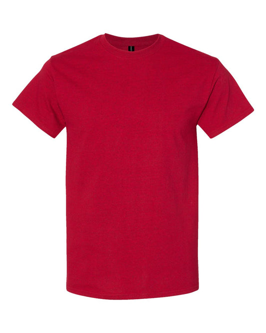 Gildan 5000 Unisex Heavy Cotton™ T-Shirt - Antique Cherry Red - Front View