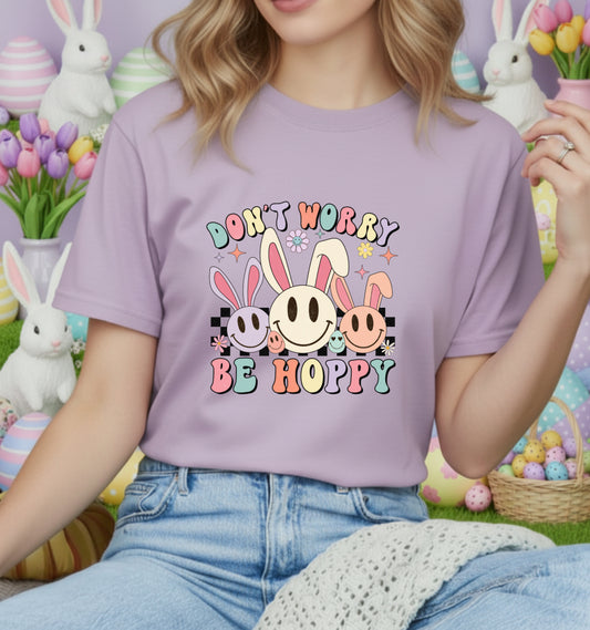 Cute Easter Bunny & Eggs – Easter DTF Transfer