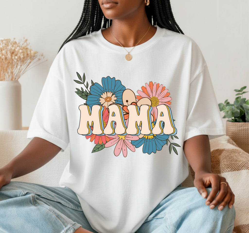 MAMA Floral Design – Mothers Day DTF Transfer