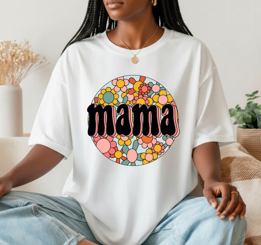 World's Best Mom Retro Floral – Mothers Day DTF Transfer