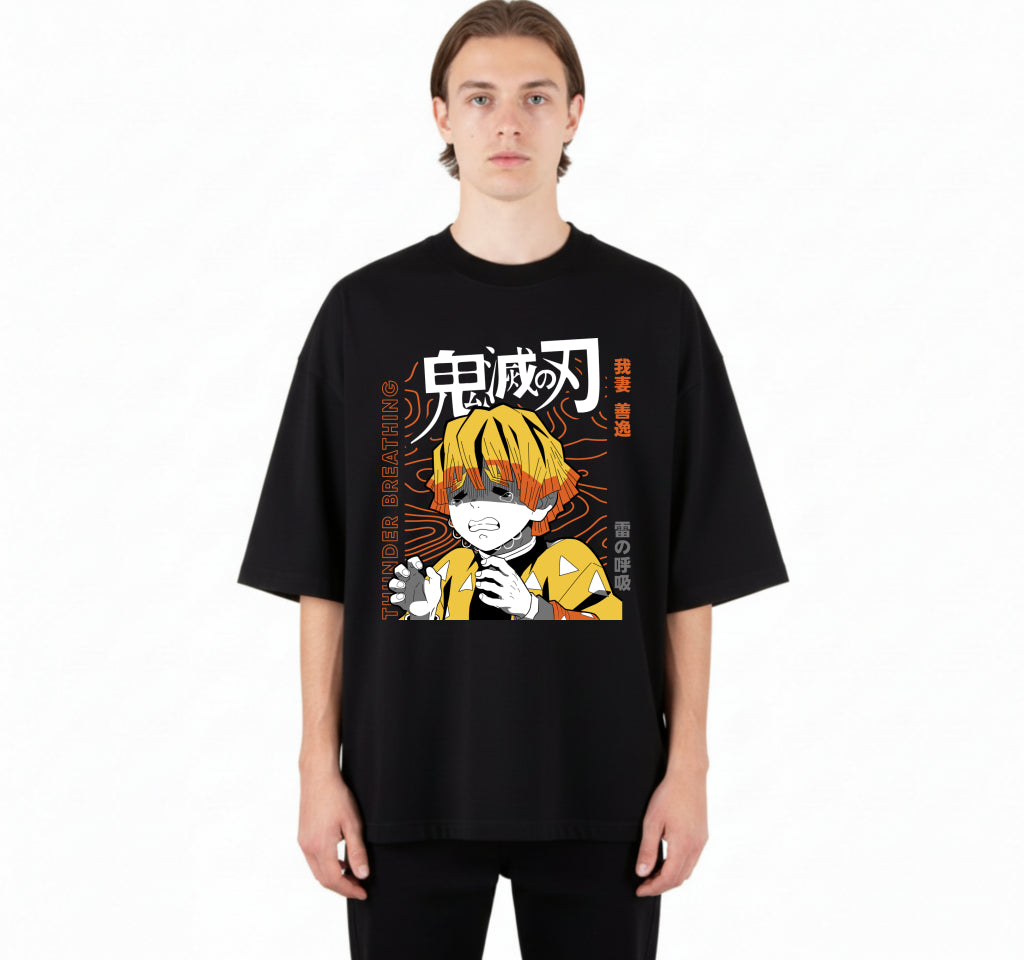 Demon Slayer Tanjiro Water Breathing – Anime DTF Transfer