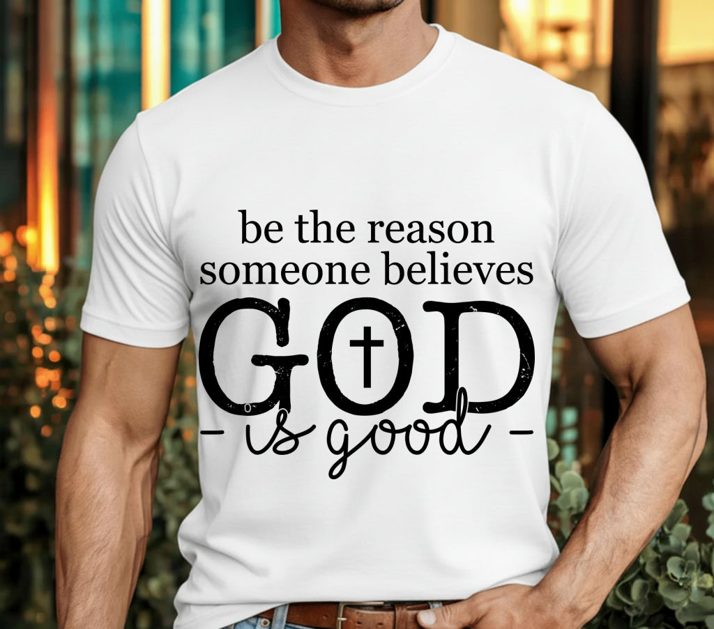 GOD - JESUS Cross – Christian DTF Transfer