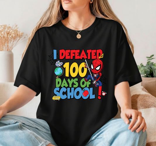 I DEFEATED 100 DAYS OF SCHOOL – Kids DTF Transfer