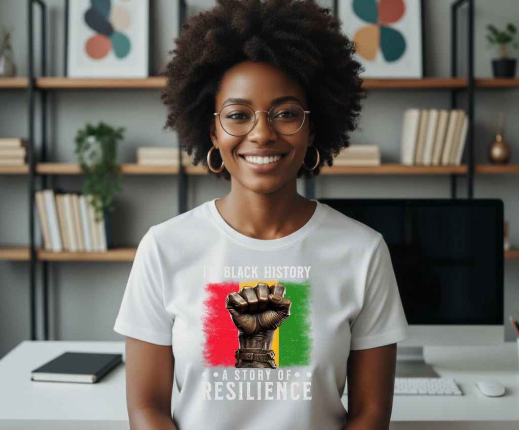 I AM BLACK HISTORY – Black History DTF Transfer