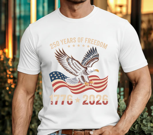 USA 250 – Patriotic Anniversary DTF Transfer