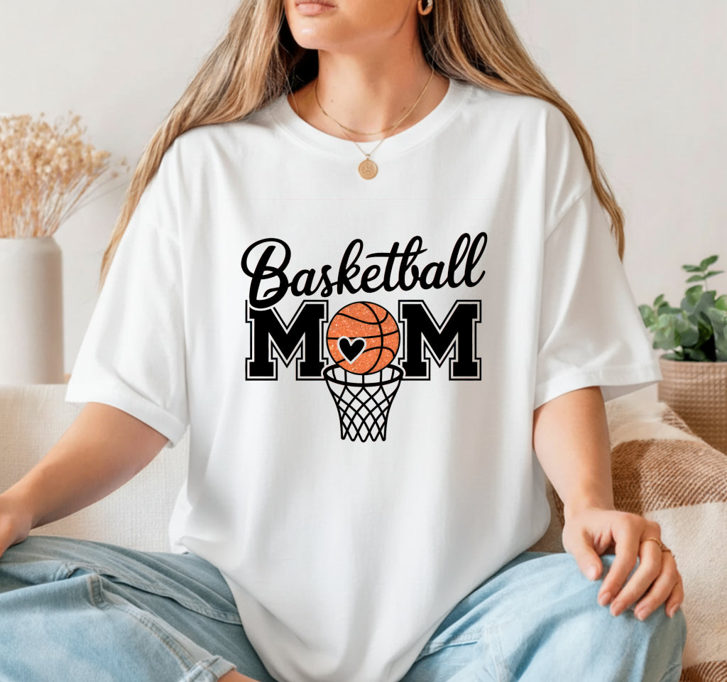 BASKETBALL Flaming Ball – Sports DTF Transfer