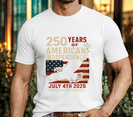 Land of the Free Home of the Brave Patriotic DTF Transfer