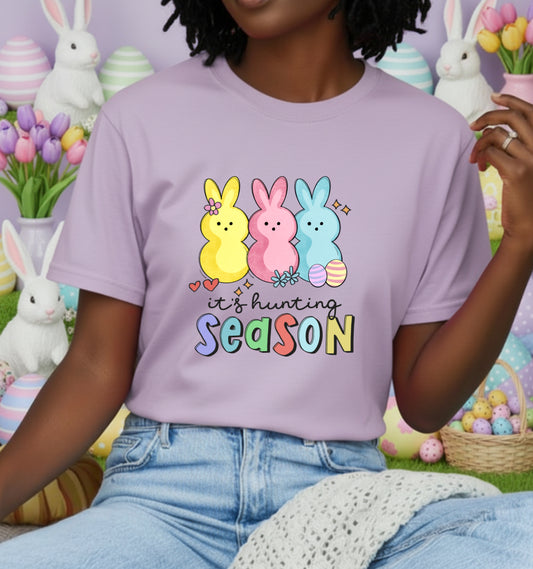 Cute Bunny with Carrot – Easter DTF Transfer