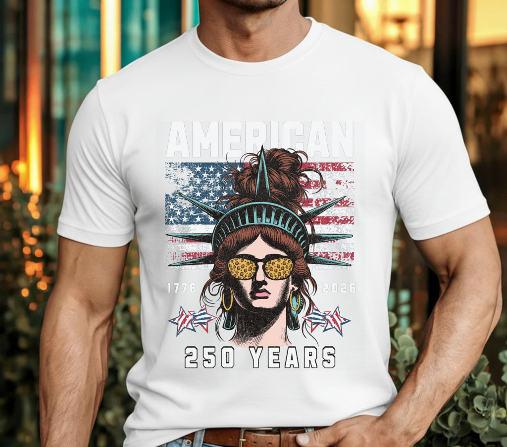 250 Years America Anniversary – Patriotic DTF Transfer