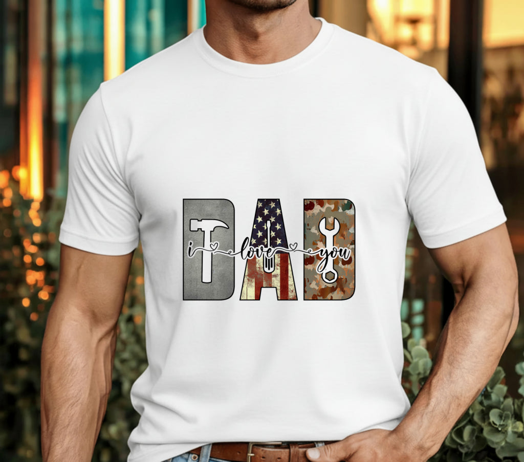 Best Dad Ever Silhouette – Father's Day DTF Transfer