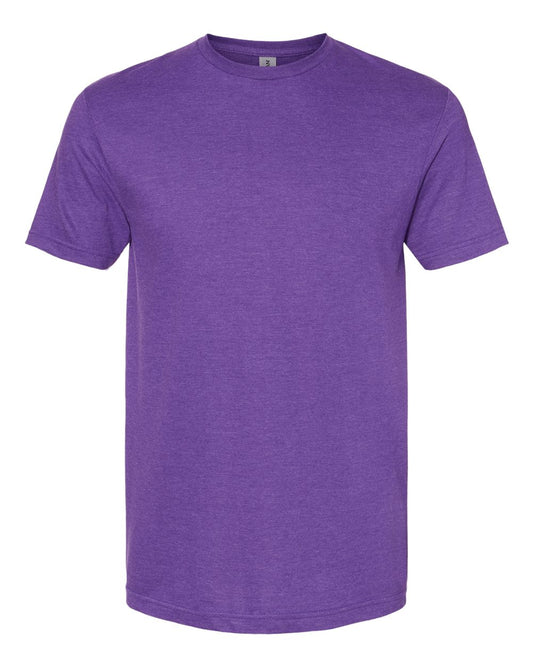 Gildan 64000CVC Unisex Softstyle® CVC T-Shirt - Amethyst - Front View