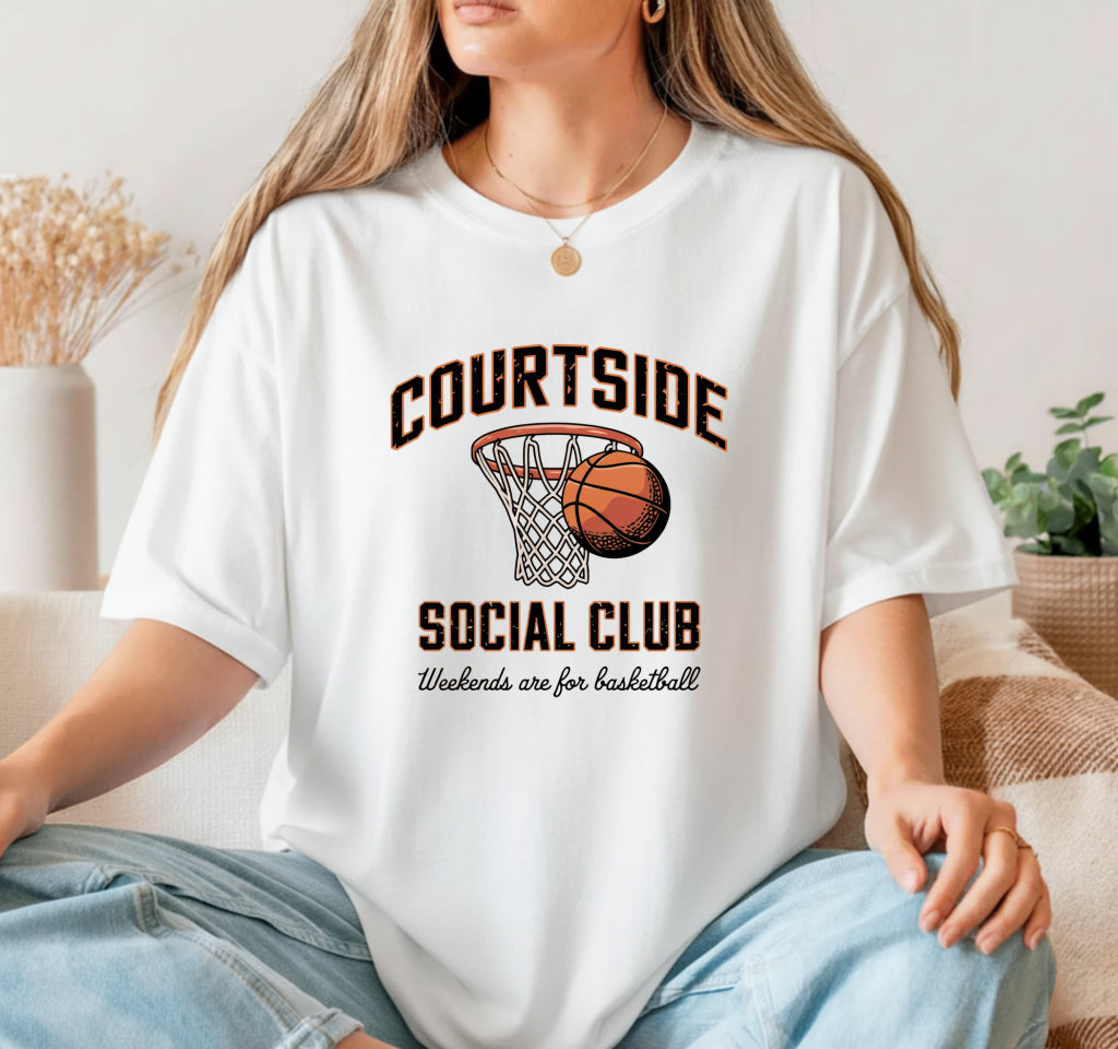 Basketball MOM – Distressed Sports DTF Transfer