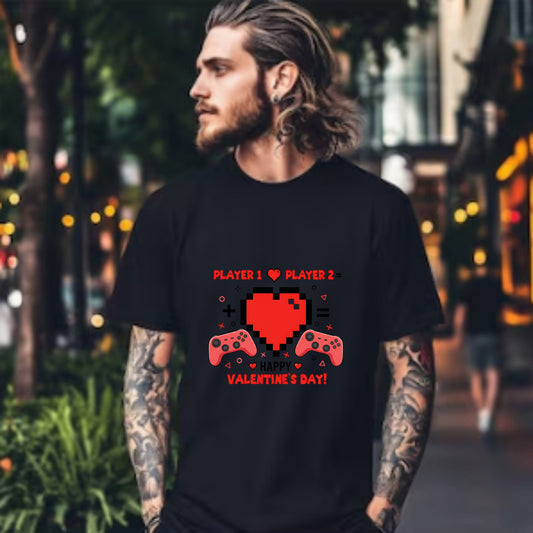 GAME OVER Pixel Skull Gamer – DTF Transfer