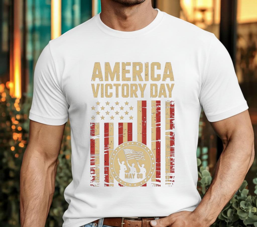 AMERICA Victory Day MAY 08 – Patriotic DTF Transfer