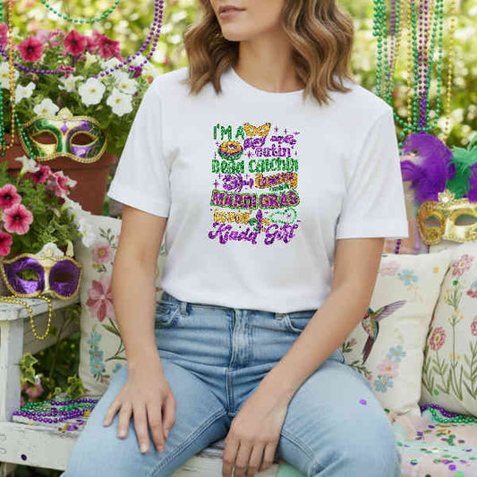 Laissez Les Bons Temps Rouler – Mardi Gras DTF Transfer