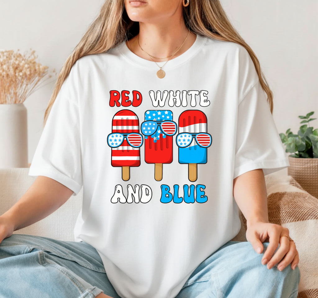 Freedom Distressed Flag – 4th of July DTF Transfer