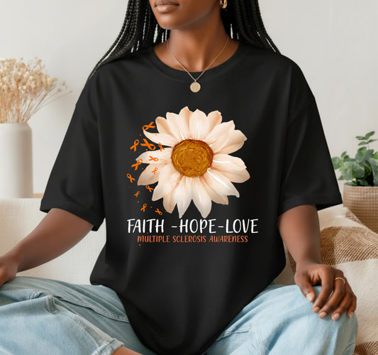 In March We Wear Orange Multiple Sclerosis Awareness – MS Awareness DTF Transfer