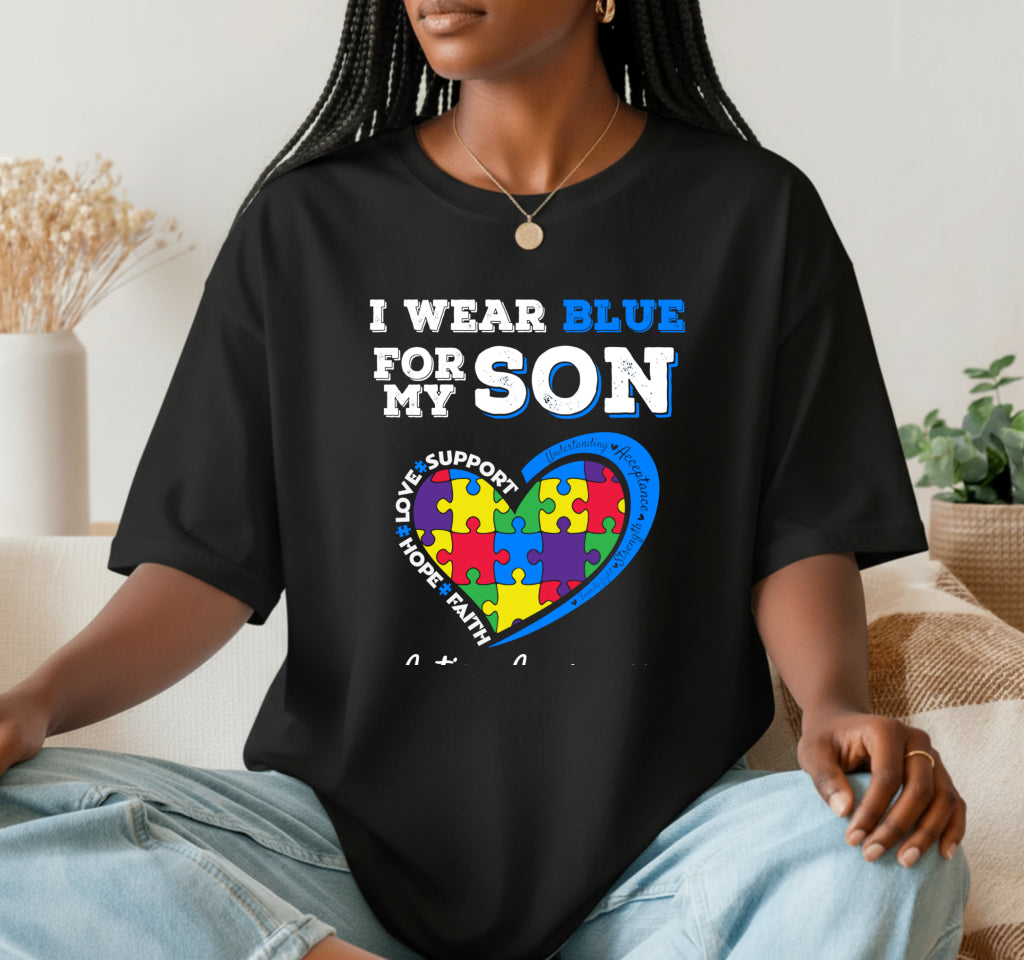 In a world where you can be anything, be kind – Autism Awareness DTF Transfer