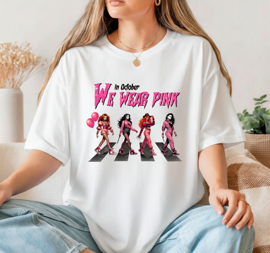 "Never Give Up" Breast Cancer Awareness DTF Transfer