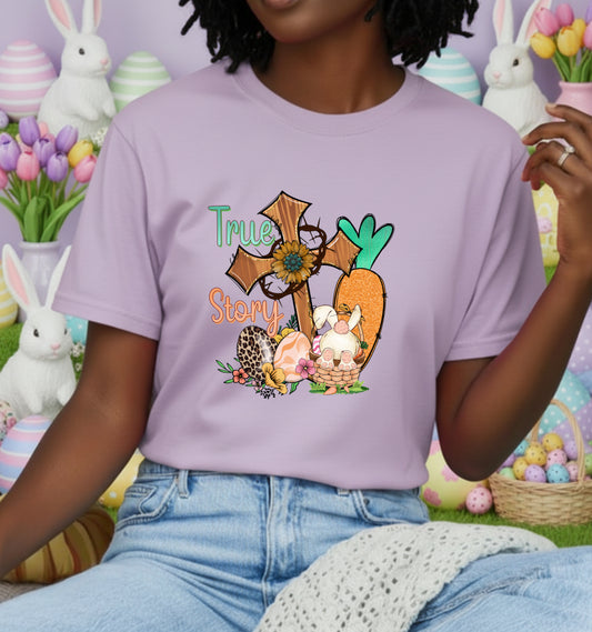 Happy Easter Bunny & Eggs – Easter DTF Transfer