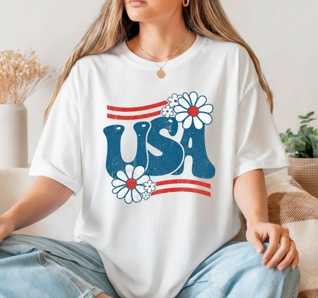 USA EST 1776 Patriotic Eagle – 4th of July DTF Transfer