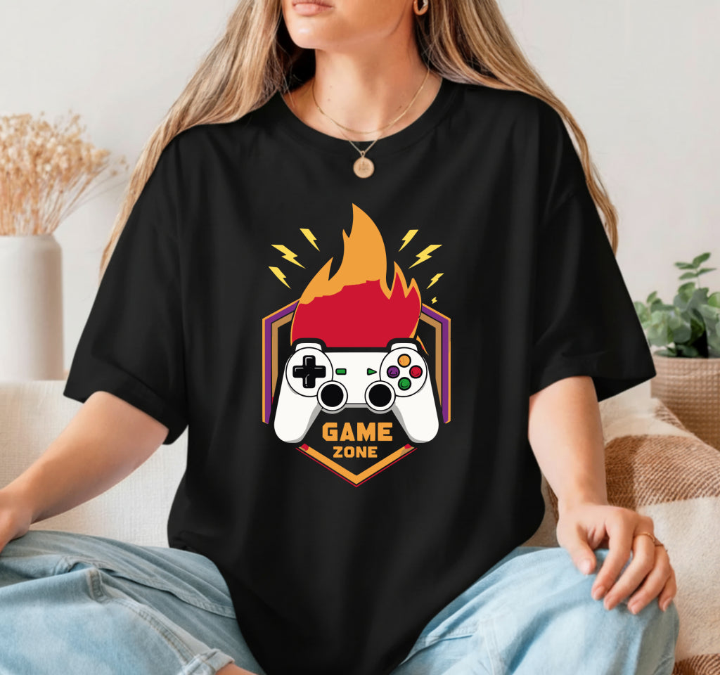 GAME OVER Skull Controller – Gamer DTF Transfer