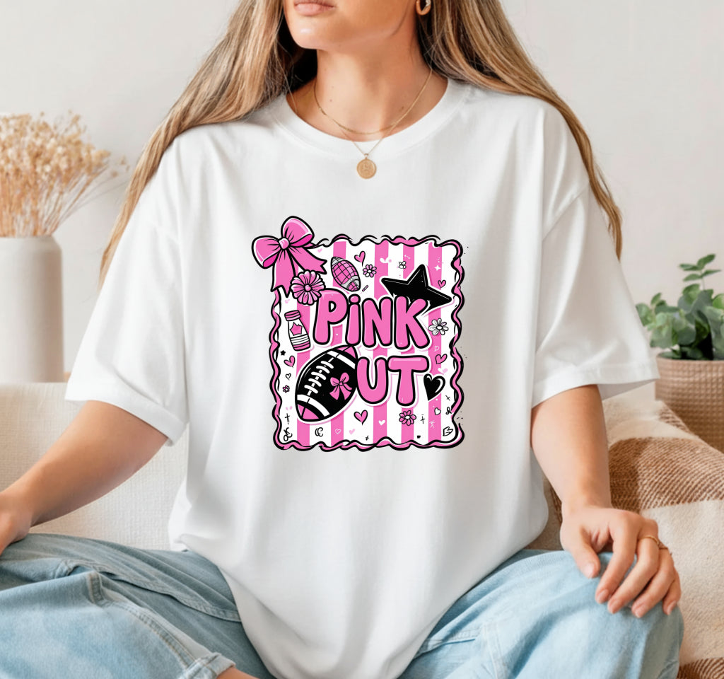 FIGHTING with ALL MY HEART – Breast Cancer DTF Transfer