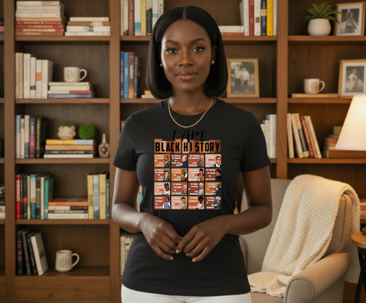 "I am Black History" – Black History DTF Transfer