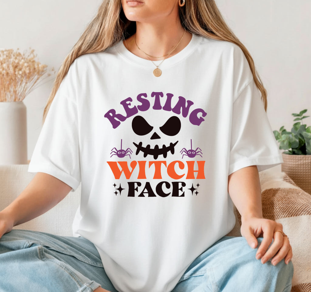 Resting Witch Face – Halloween DTF Transfer