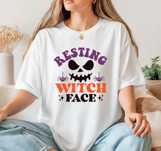 Resting Witch Face – Halloween DTF Transfer