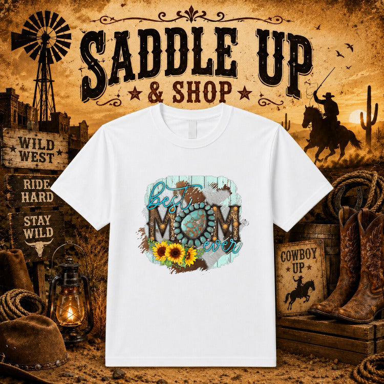 Floral Steer Skull – Western DTF Transfer – by Ink Rush – Premade Transfers – Western, Apparel Decor