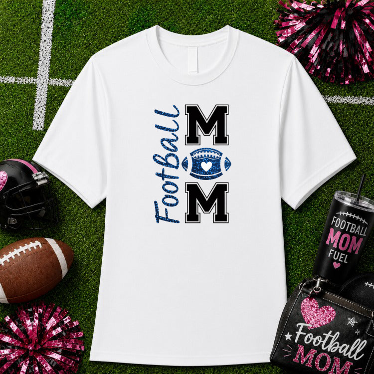 FOOTBALL MOM LOVE – Football Mom DTF Transfer – by Ink Rush – Premade Transfers – Football Mom, DTF Transfers