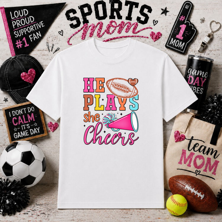 GAME DAY VIBES – Sports Mom DTF Transfer – by Ink Rush – Premade Transfers – Sports Mom, Gameday