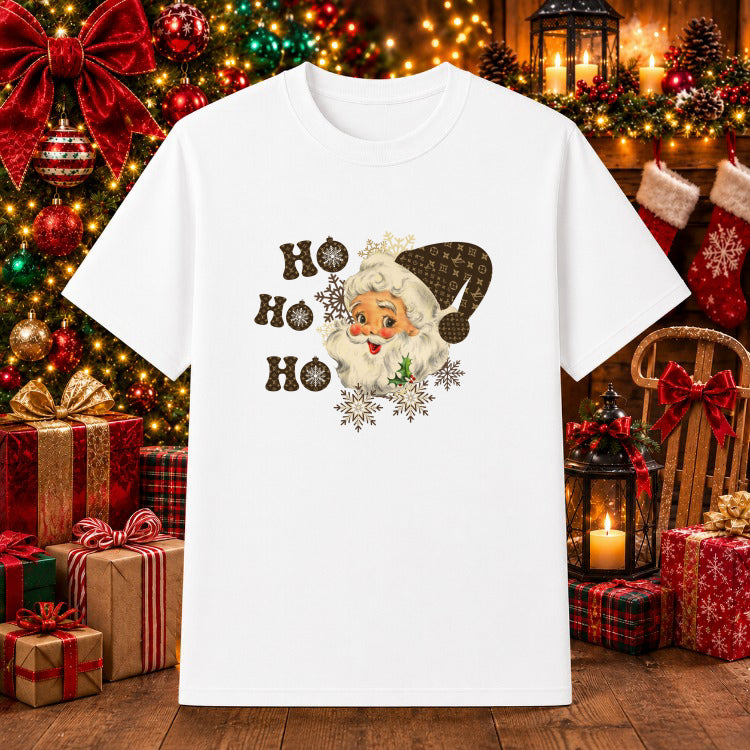 HO HO HO Vintage Santa – Christmas DTF Transfer – by Ink Rush – Premade Transfers – Christmas, DTF Transfers