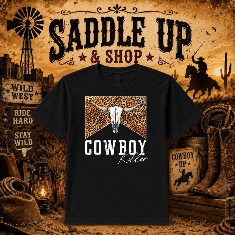 HOWDY Western Cowboy – DTF Transfer – by Ink Rush – Premade Transfers – Western, Apparel Transfer