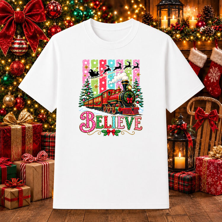 I'm a Little Bit Naughty, But mostly Nice. – Christmas DTF Transfer – by Ink Rush – Premade Transfers – Apparel Decoration...