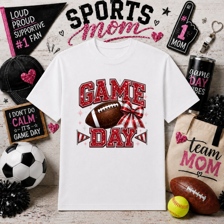 SORRY I MISSED YOUR CALL I WAS AT THE GAME – Sports Mom DTF Transfer – by Ink Rush – Premade Transfers – Sports Mom, Gameday