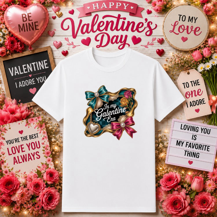 YOU & ME Leopard Heart – Valentine's Day DTF Transfer – by Ink Rush – Premade Transfers – DTF Transfers, Heat Transfers