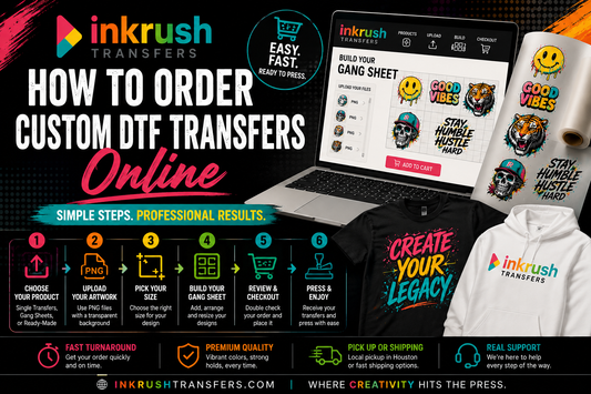 How to Order Custom DTF Transfers Online