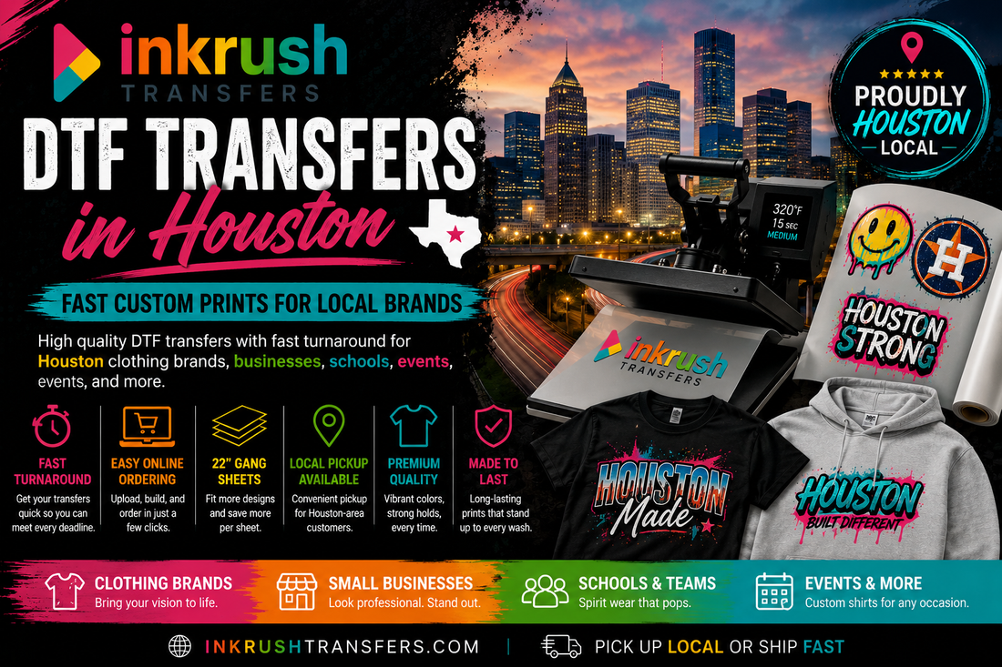 DTF Transfers in Houston: Fast Custom Prints for Local Brands