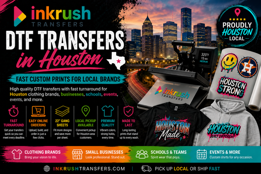 DTF Transfers in Houston: Fast Custom Prints for Local Brands