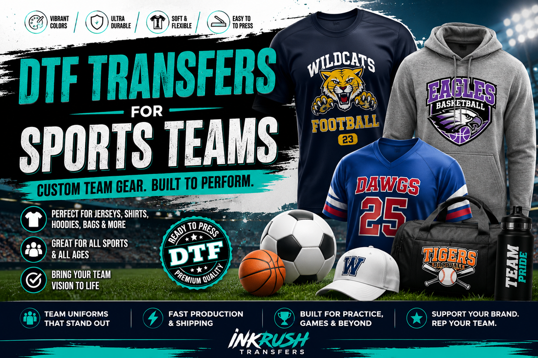 DTF Transfers for Sports Teams | Ink Rush Transfers
